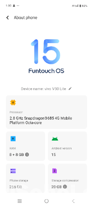 Vivo V50Lite